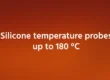 Silicone temperature probes up to 1