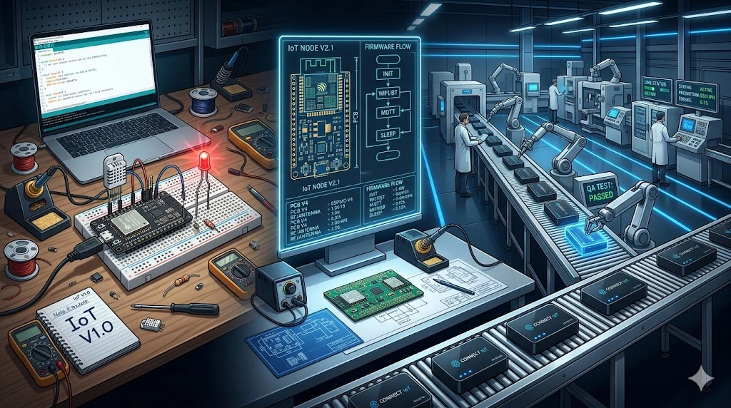 Od ESP32 prototipa do IoT naprave