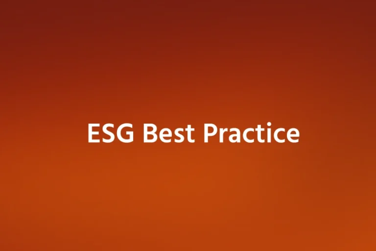 ESG Best Practice ESG Best Practice