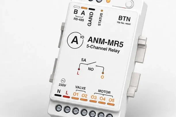 Alledio OEM 5-Channel Modbus Relay Extender – Andivi Alledio OEM 5-Channel Modbus Relay Extender - Andivi
