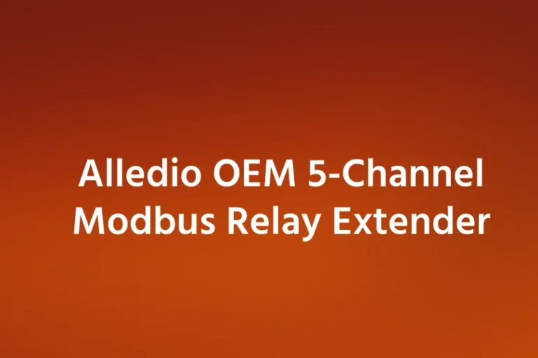 Alledio OEM 5-Channel Modbus Relay Extender Alledio OEM 5-Channel Modbus Relay Extender