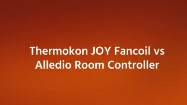 Thermokon JOY Fancoil vs Alledio Room Controller